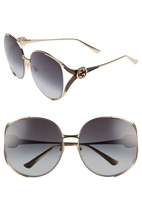 gucci 63mm open temple sunglasses|Gucci Livermore Outlet.